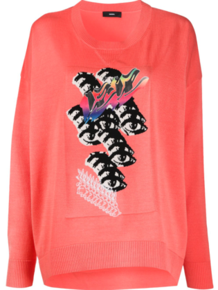 Eye Intarsia Jumper