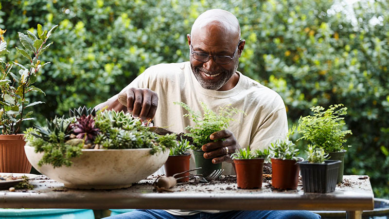 Gardening Man Hobby