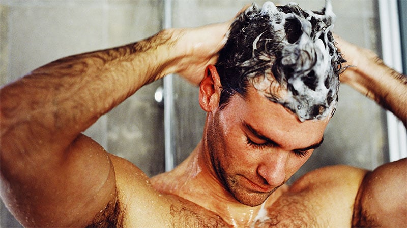 How To Cut Your Hair At Home Shampoo And Towel Dry