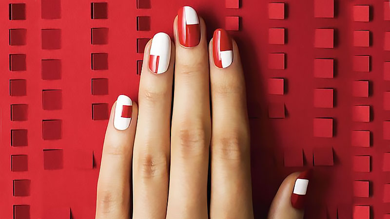 Red and White Nail Designs for a Fun Twist - wide 7