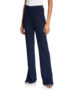 St. John Collection Variegated Ribbed Pants