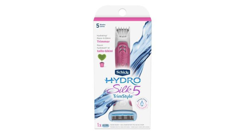 Schick Hydro Silk Trimstyle Razor + Bikini Trimmer, Plus 1 Refill