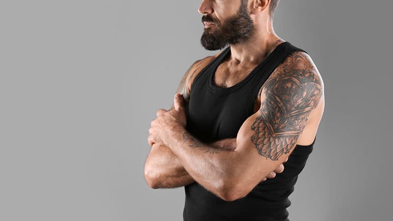 The 105 Best Inner Bicep Tattoos for Men | Improb | Bicep tattoo, Inner bicep  tattoo, Bicep tattoo men
