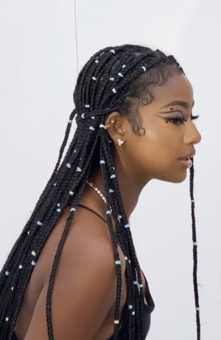 Tribal Braids With Rings And Cords