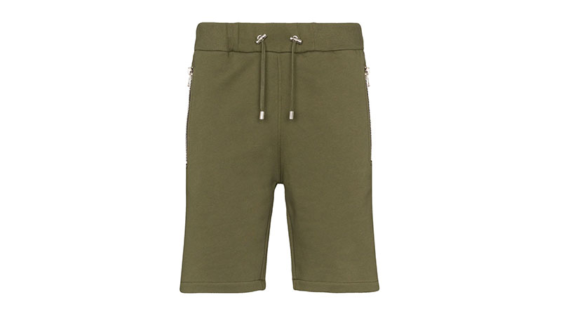 Balmain Embossed Logo Track Shorts