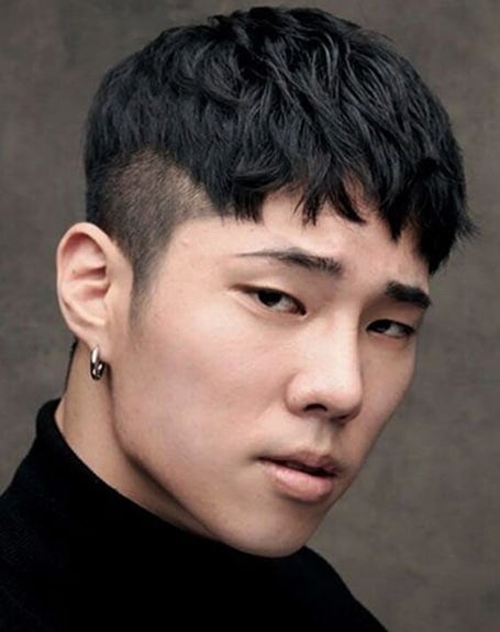 Ceaser Cut Asian Men Hairstyle