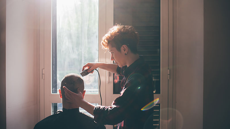 Work From Home Barber