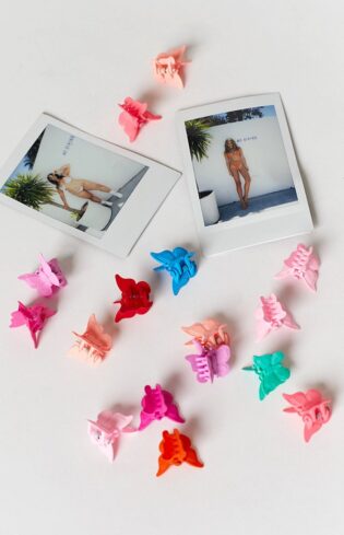 Eclat Sugarbabe Butterfly Hair Clips Rainbow