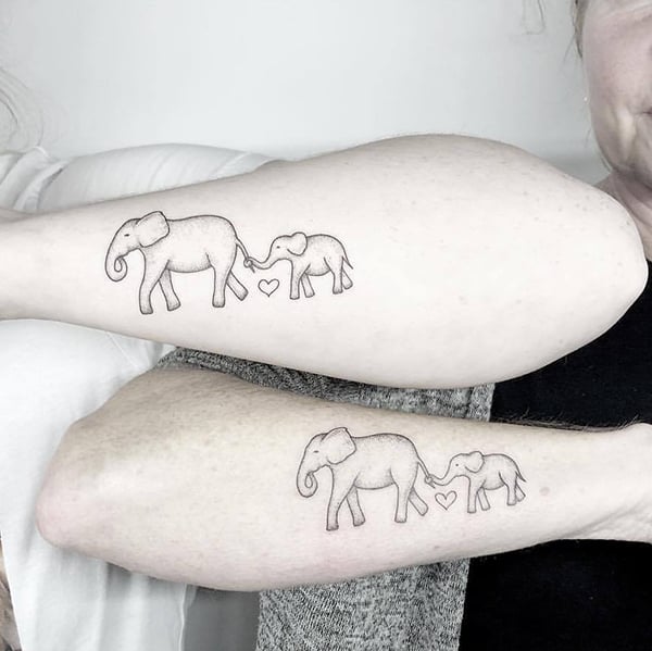 42 Sweet & Meaningful Mother and Daughter Tattoos | Peanut