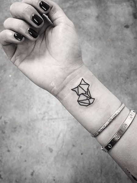 Geometric Tattoo Wrist Women