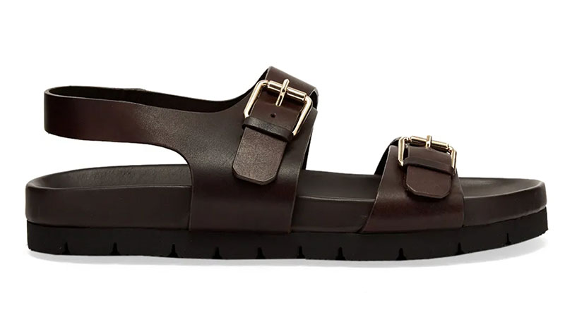 mens designer leather sandals