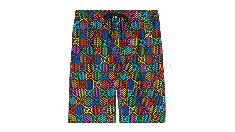 Gucci Gg Psychedelic Print Track Shorts