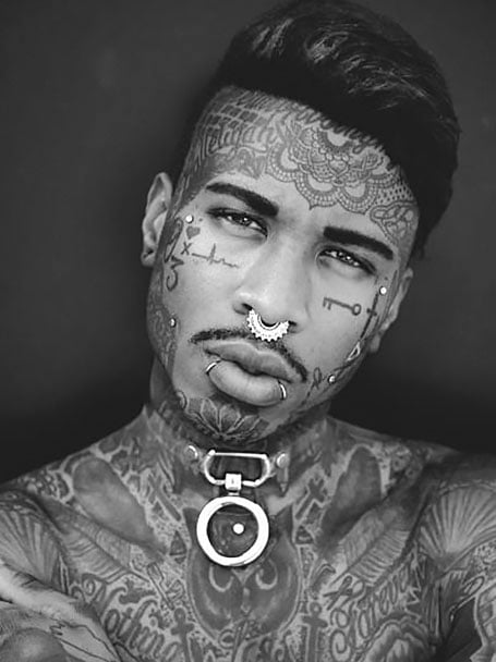 30 Cool Face Tattoos for Men & Meaning - The Trend Spotter 30 Cool Face Tattoos for Men & Meaning - The Trend Spotter