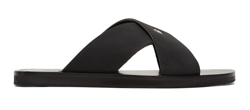 Jil Sander Sandals in Black for Men Mens Shoes Sandals slides and flip flops Leather sandals 