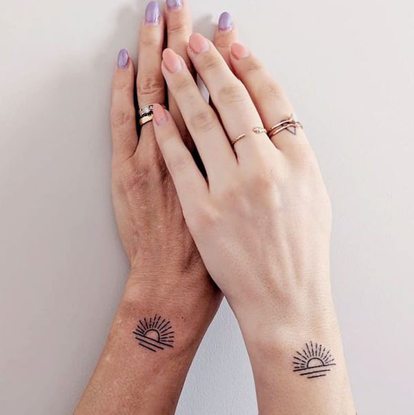 Matching Couple Finger Tattoos - Best Tattoo Ideas Gallery