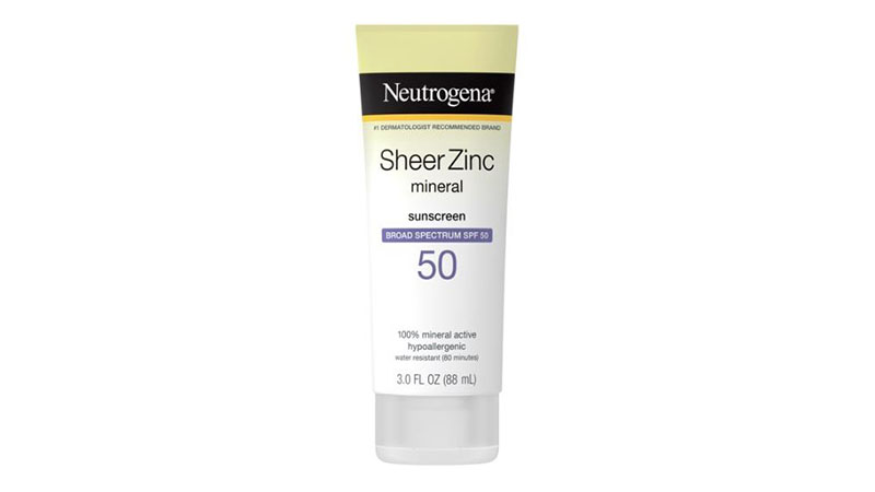 Neutrogena Sheer Zinc Dry Touch Sunscreen Lotion With Spf 50, 3 Fl. Oz