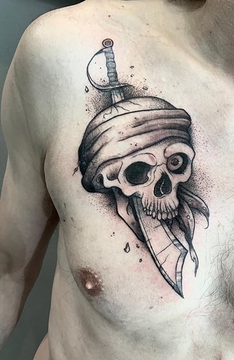 Pirate Skull Tattoo