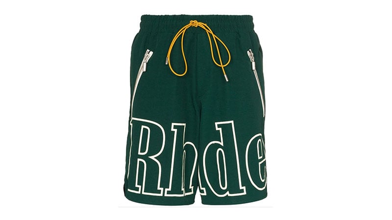 Rhude Logo Print Track Shorts