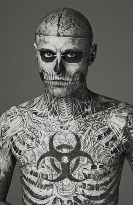 Premium Vector | Skull tattoo face