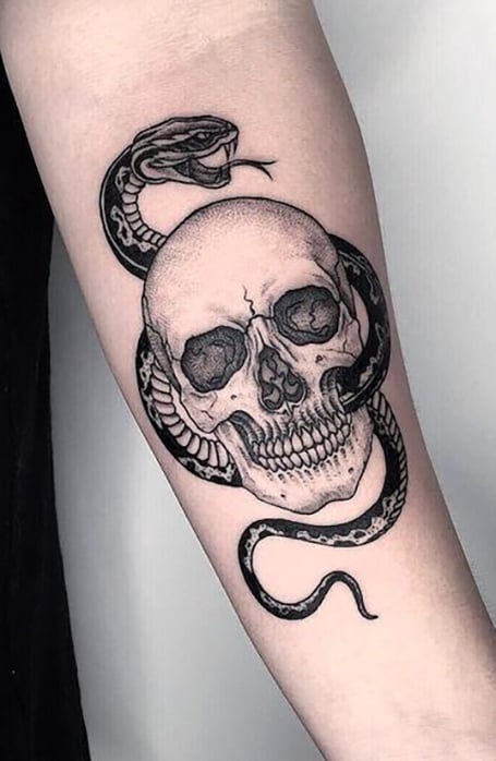 Discover 65+ evil skull tattoo designs - thtantai2
