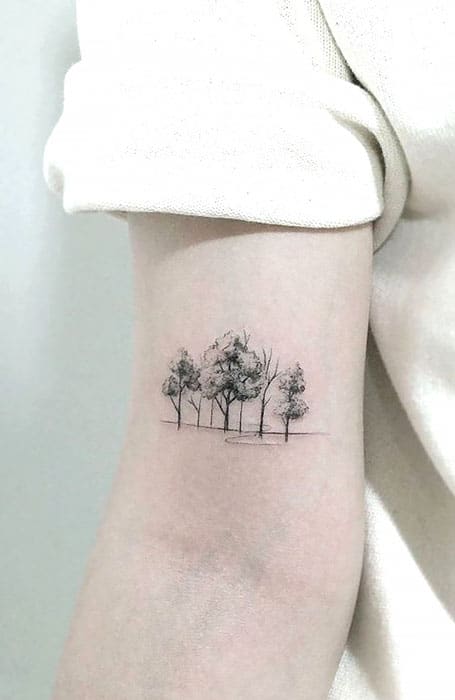 Small Tree Tattoo