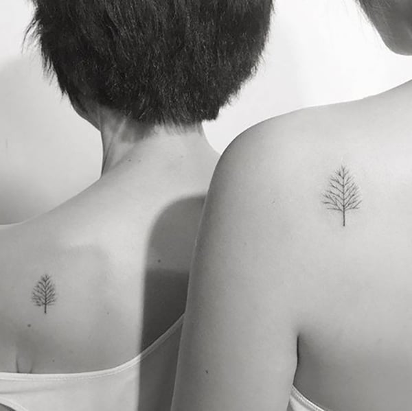 Mother daughter tree sales tattoo