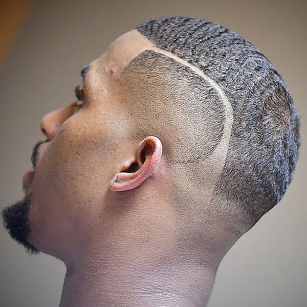 Waves Haircut With A Part