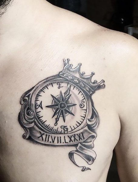 20 Cool Compass Tattoos For Men In 2020 The Trend Spotter