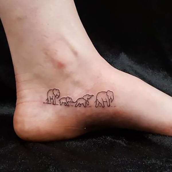 Elephant Foot Tattoo