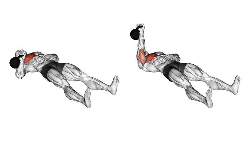 Kettlebell One Arm Floor Press