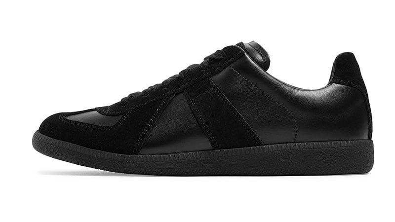 Maison Margiela Replica Leather And Suede Sneaker