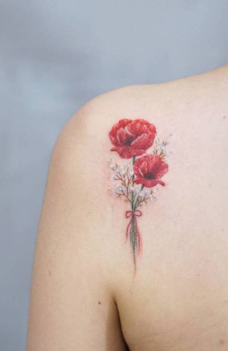 Poppy Flower Tattoo