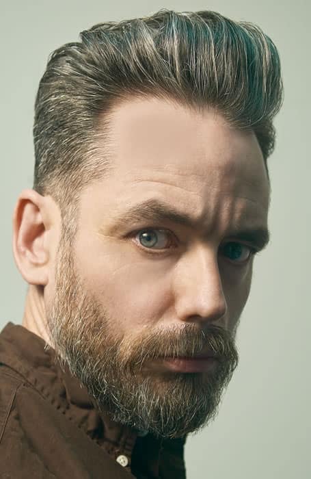 Quiff And Beard Fade