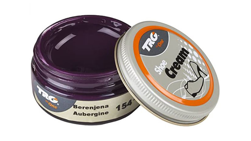 Trg Leather Cream Shoes For Bags, Nourishment And Care, Many Colors, 1.7 Fl.oz (154 Aubergine)