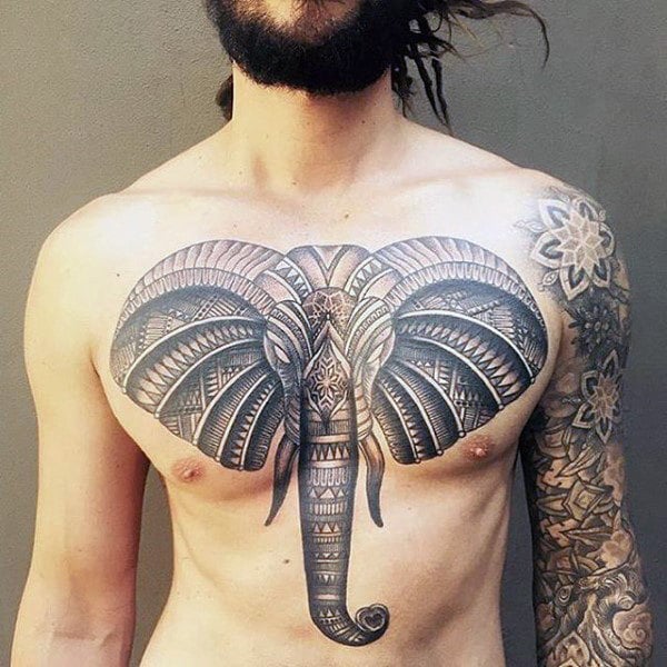 Tribal Elephant Tattoo