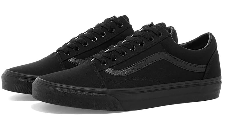 vans shoes in black colour