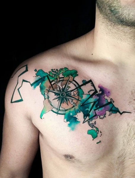 50 Stunning Compass Tattoo Design Ideas Best of 2023