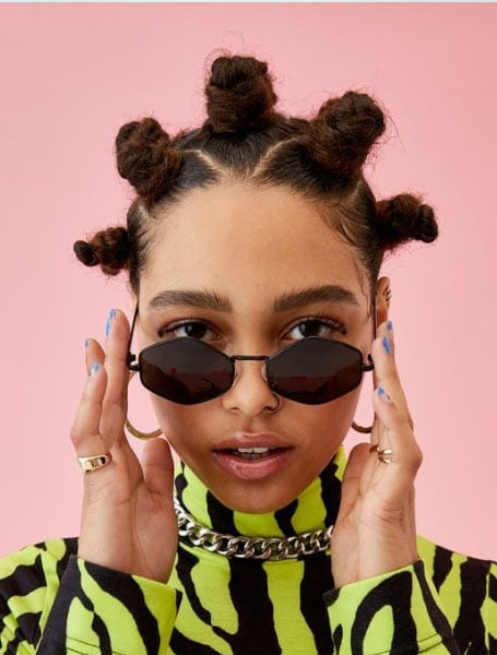 90s Inspired Bantu Knots