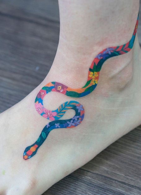 Ankle Tattoo