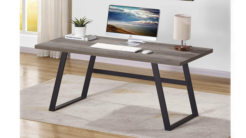 Bon augure rustic wood on sale computer desk