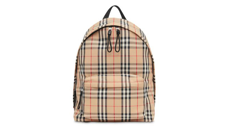 Burberry Vintage Check Nylon Backpack