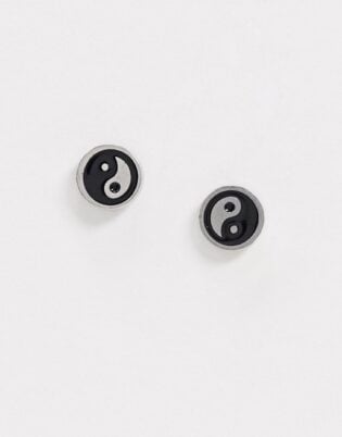 Classics 77 Earrings In Silver With Yin Yang Symbol