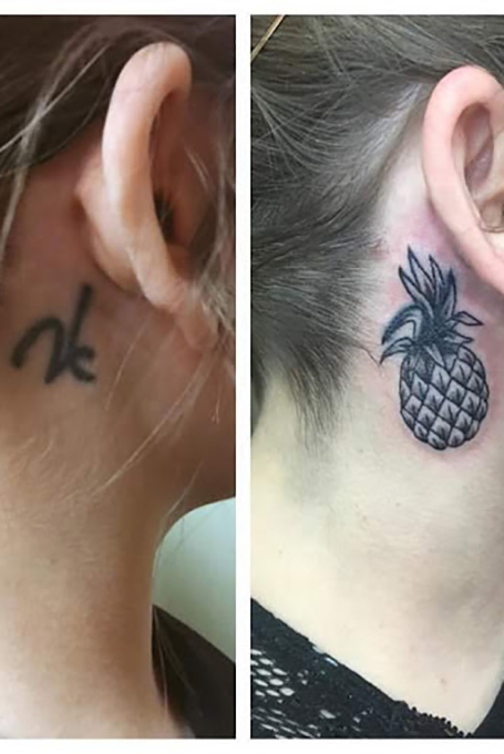 30 Cute Behind The Ear Tattoos For Women  Pulptastic