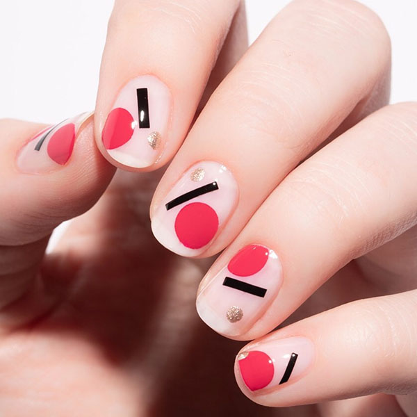 Cubism Nail Art Design