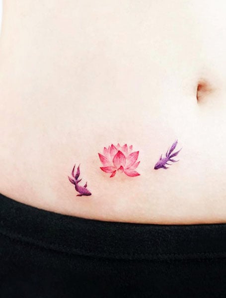 Lotus Flower Small Tattoo