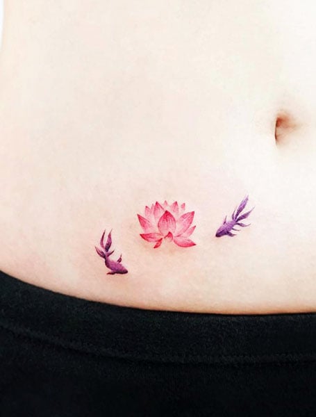 Lotus Flower Tattoo Designs Symbolism and Inspiration  Glaminati