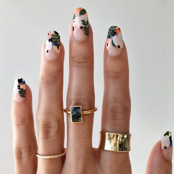 Nature Inspired Nail Art Design