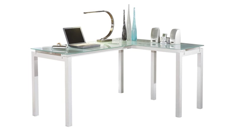 Signature Design By Ashley Baraga L Desk White