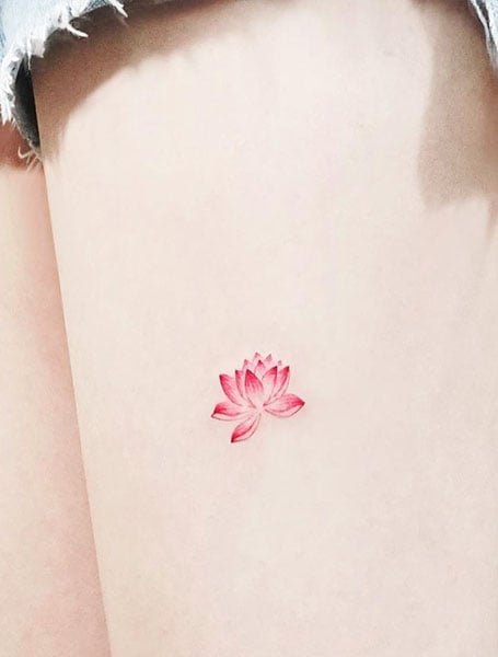 Small Lotus Tattoo