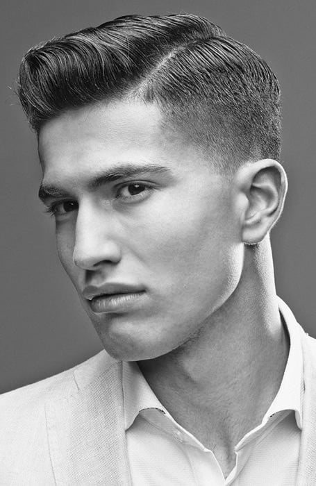 Taper Fade With Quiff